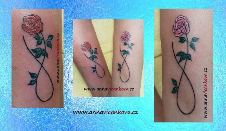 tetování růží